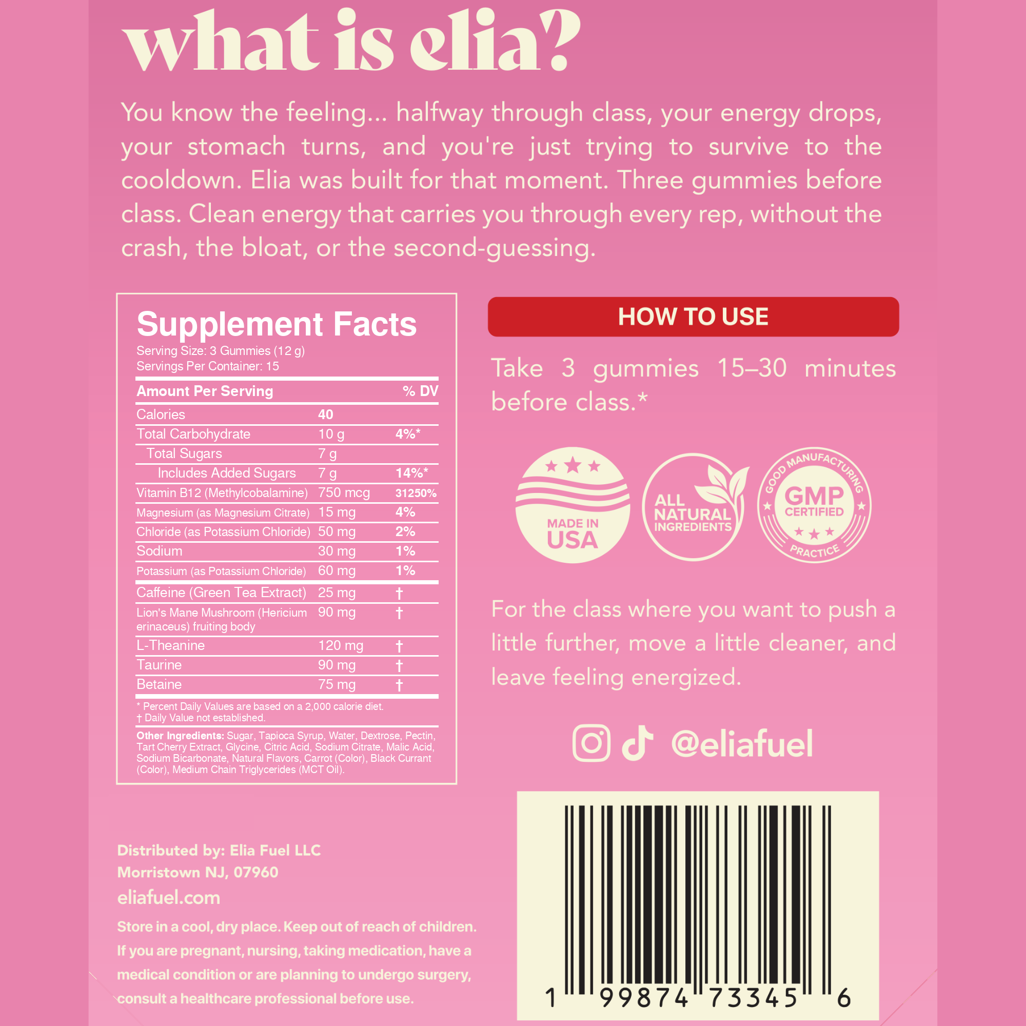 Pre-Pilates Gummies